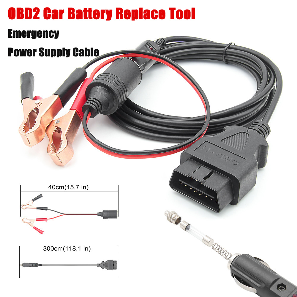 Power Supply Tester - Automotive Battery Substituição Ferramentas de Diagnóstico,