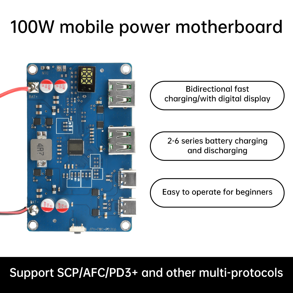 Módulo de energia móvel pd qc  - Modular Power Supply avaliação e preço
