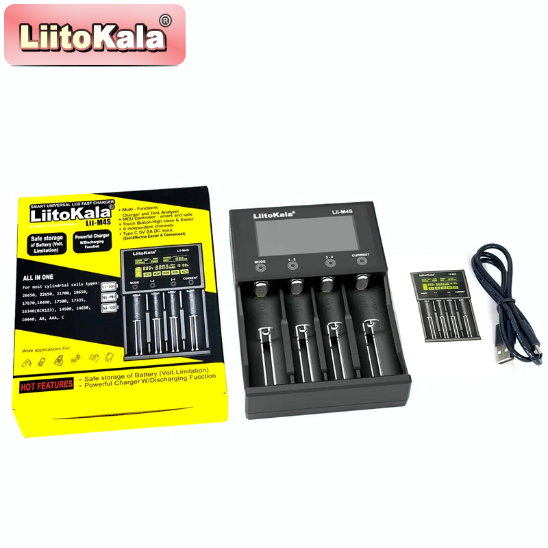 Carregador LiitoKala Lii-M4S T - Power Supply Tester avaliação e preço