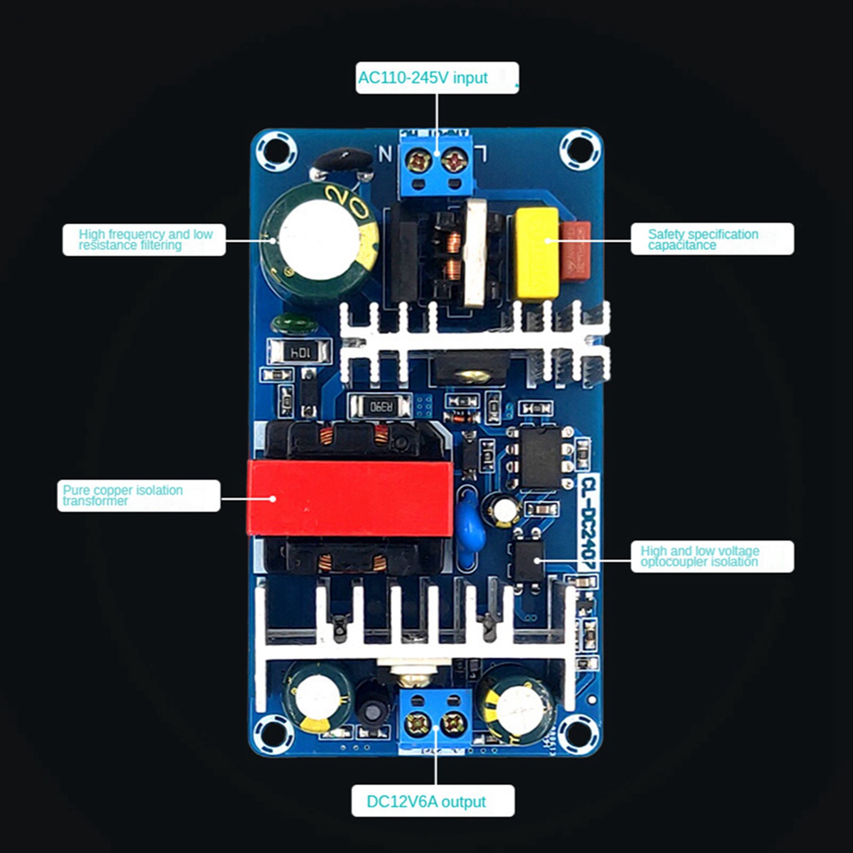 【PUBLICIDADE】Placa de Fonte de - Dc Power Supply 12V avaliação e preço